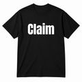 Claim T-Shirt in black