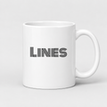 Lines Mug in white