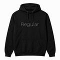 Regular Hoodie in black