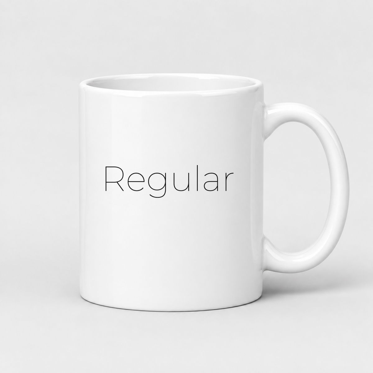 Regular Mug in white