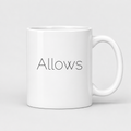Allows Mug in white