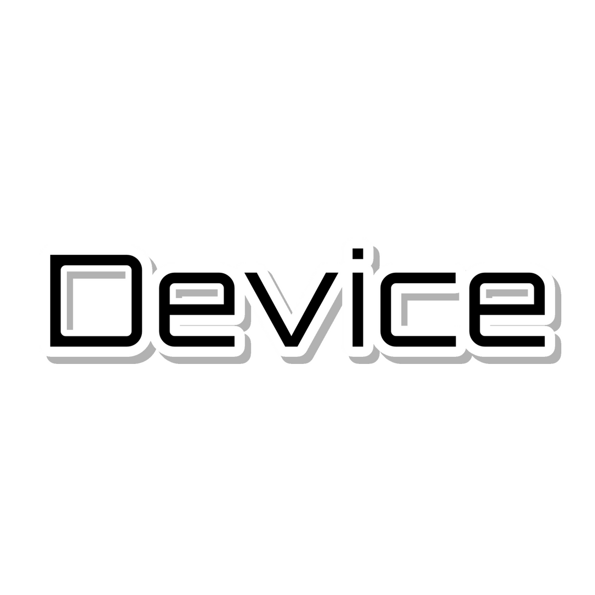 Device die-cut sticker
