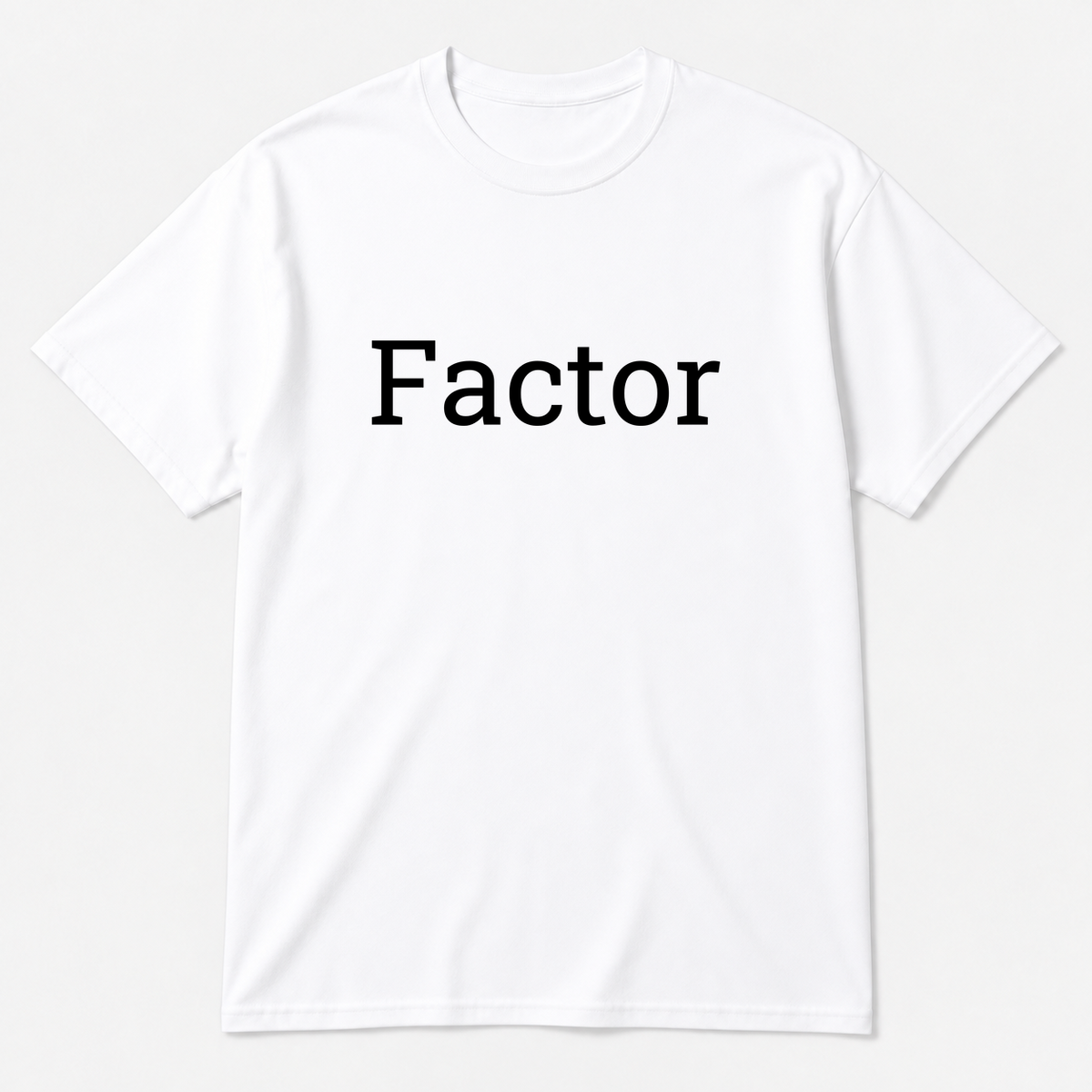 Factor T-Shirt in white