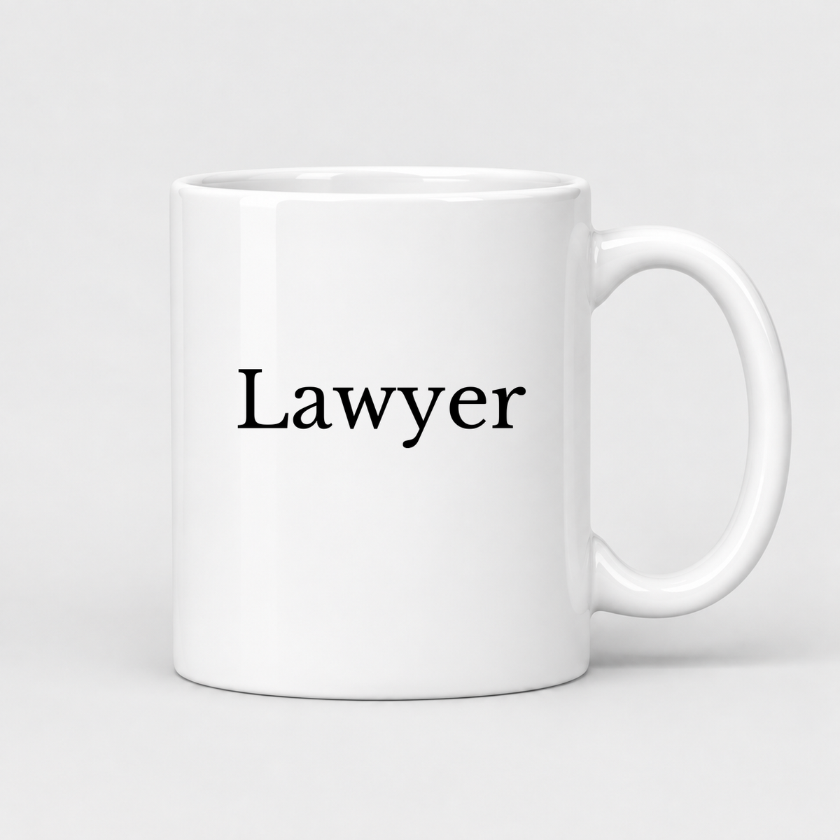 Lawyer Mug in white