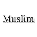 Muslim die-cut sticker