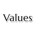 Values die-cut sticker
