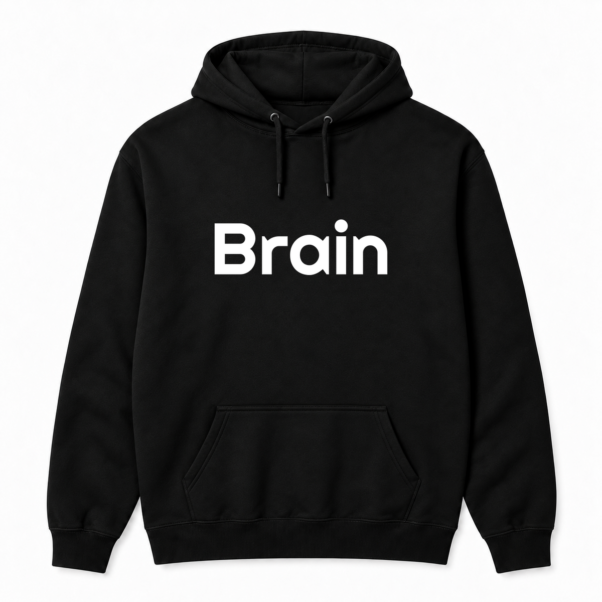 Brain Hoodie in black