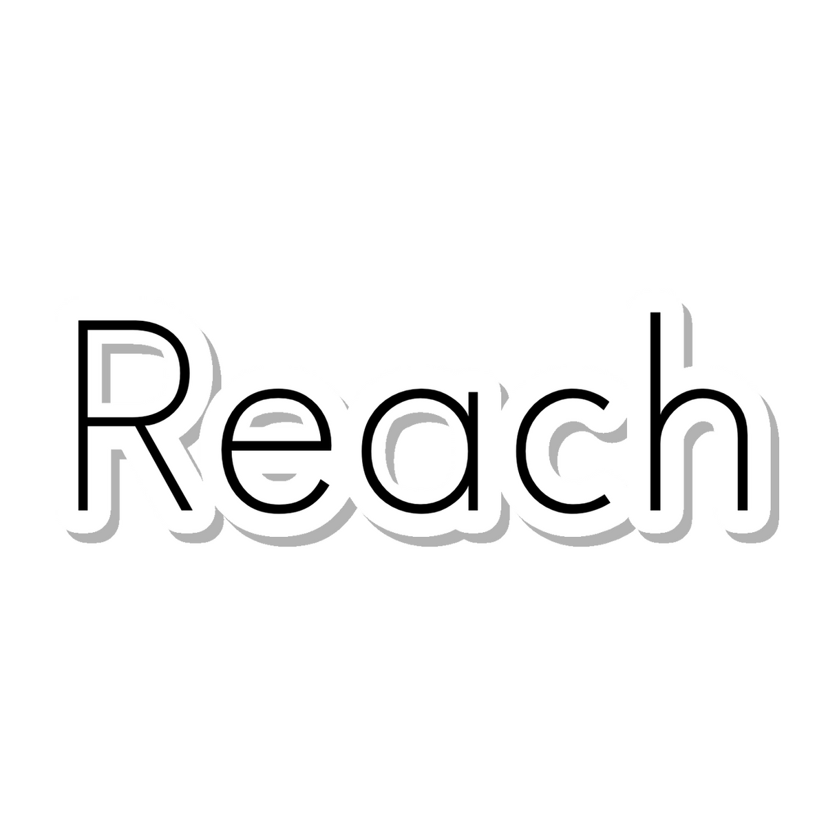 Reach die-cut sticker