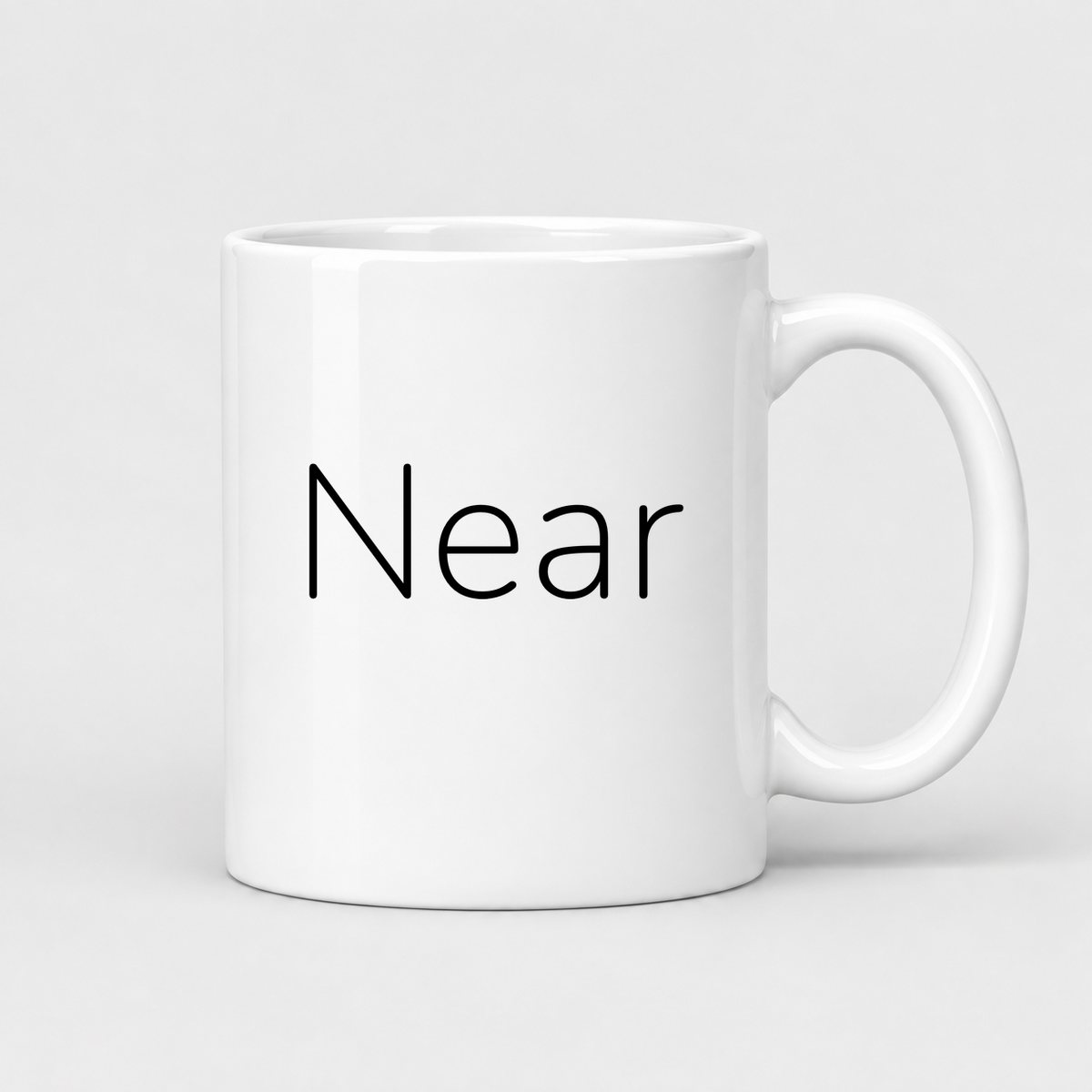 Near Mug in white