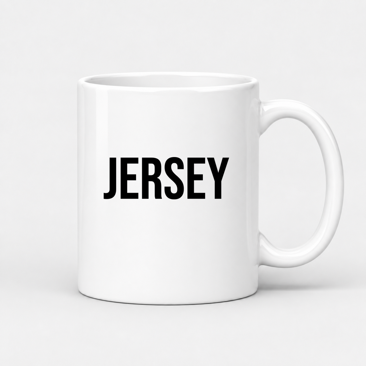 Jersey Mug in white