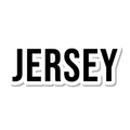 Jersey die-cut sticker