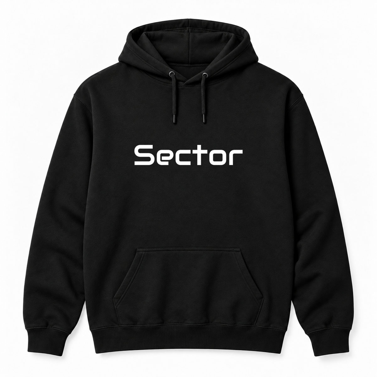 Sector Hoodie in black