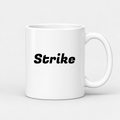 Strike Mug in white