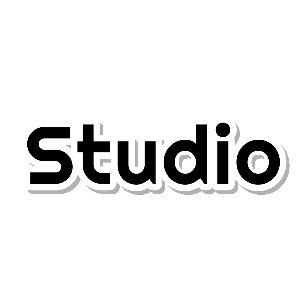 Studio die-cut sticker