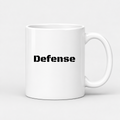 Defense Mug in white