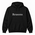 Reasons Hoodie in black