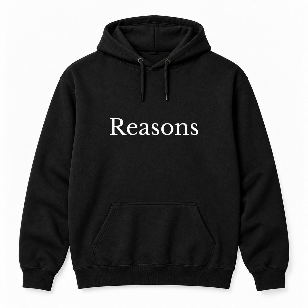 Reasons Hoodie in black