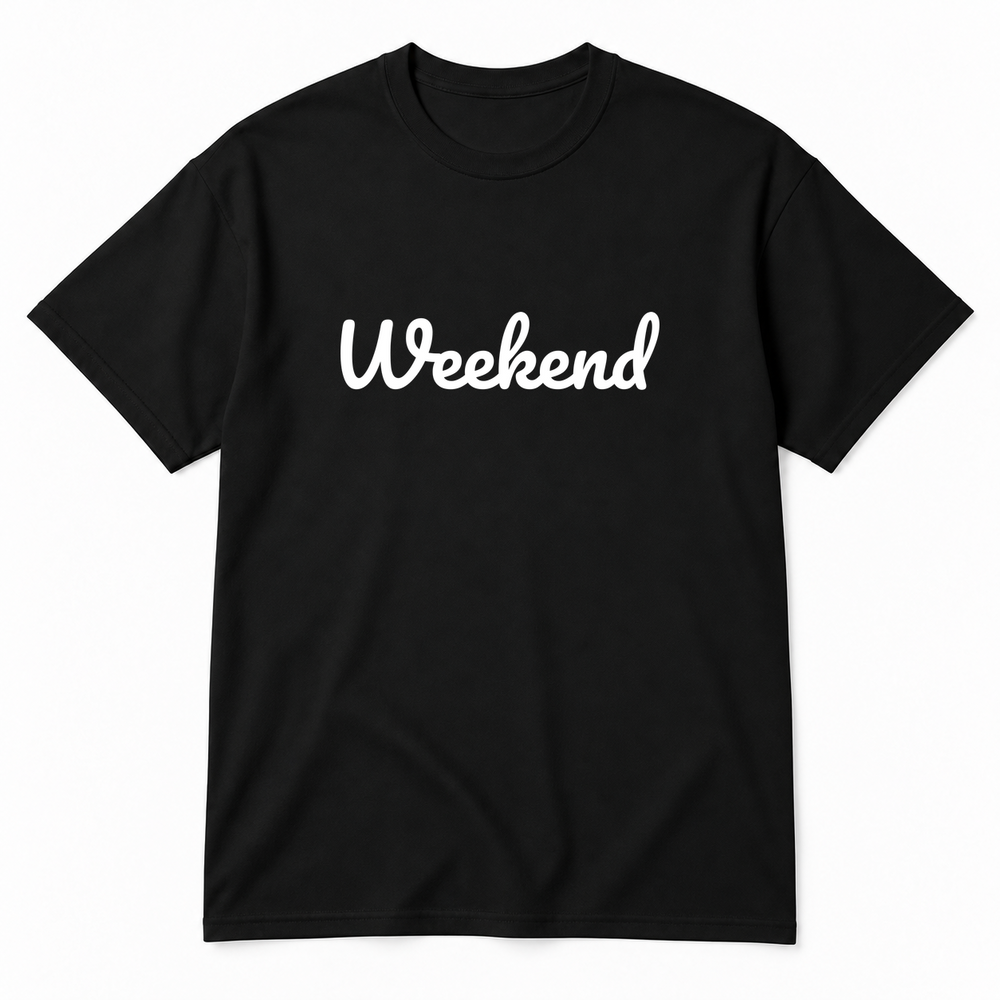 Weekend T-Shirt in black