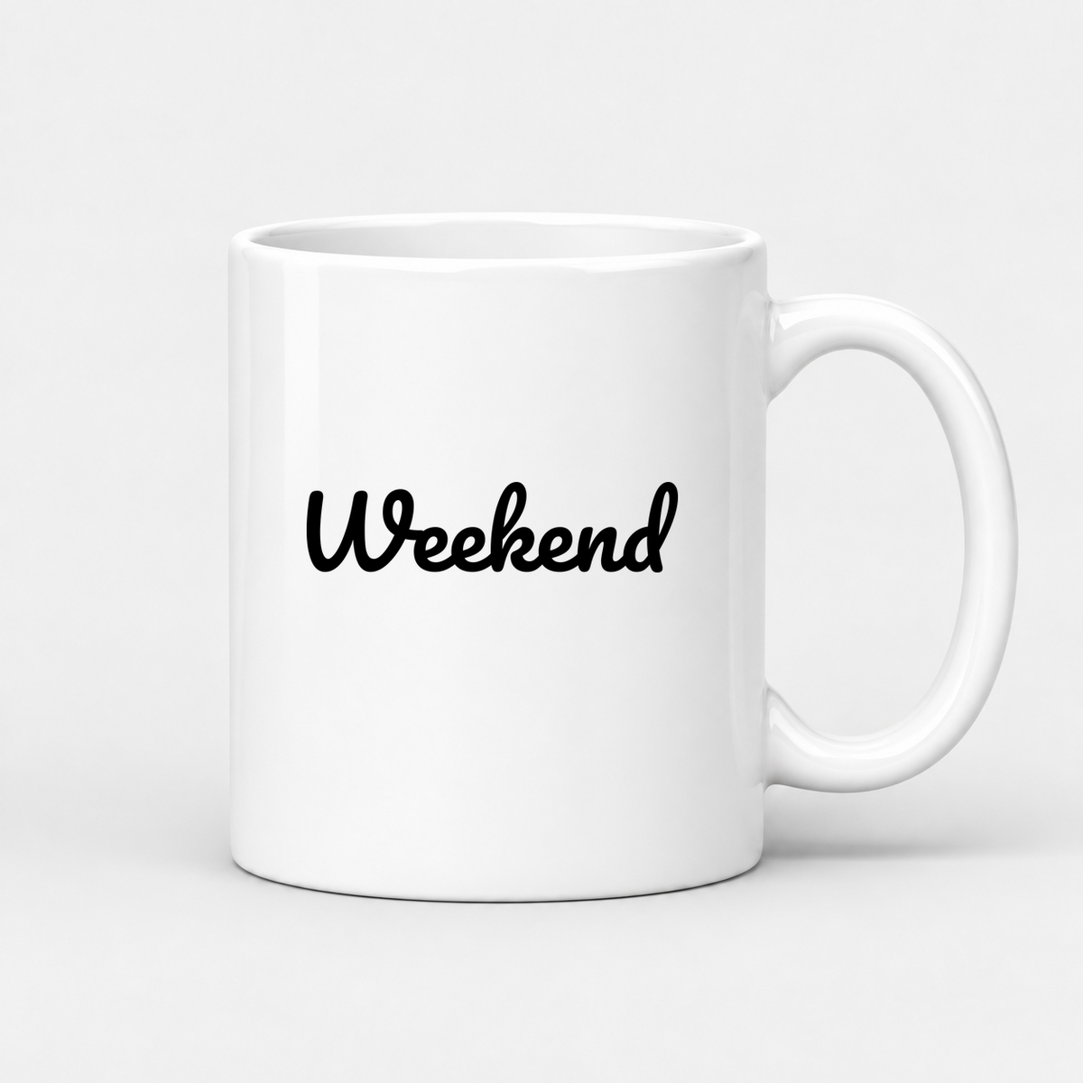 Weekend Mug in white