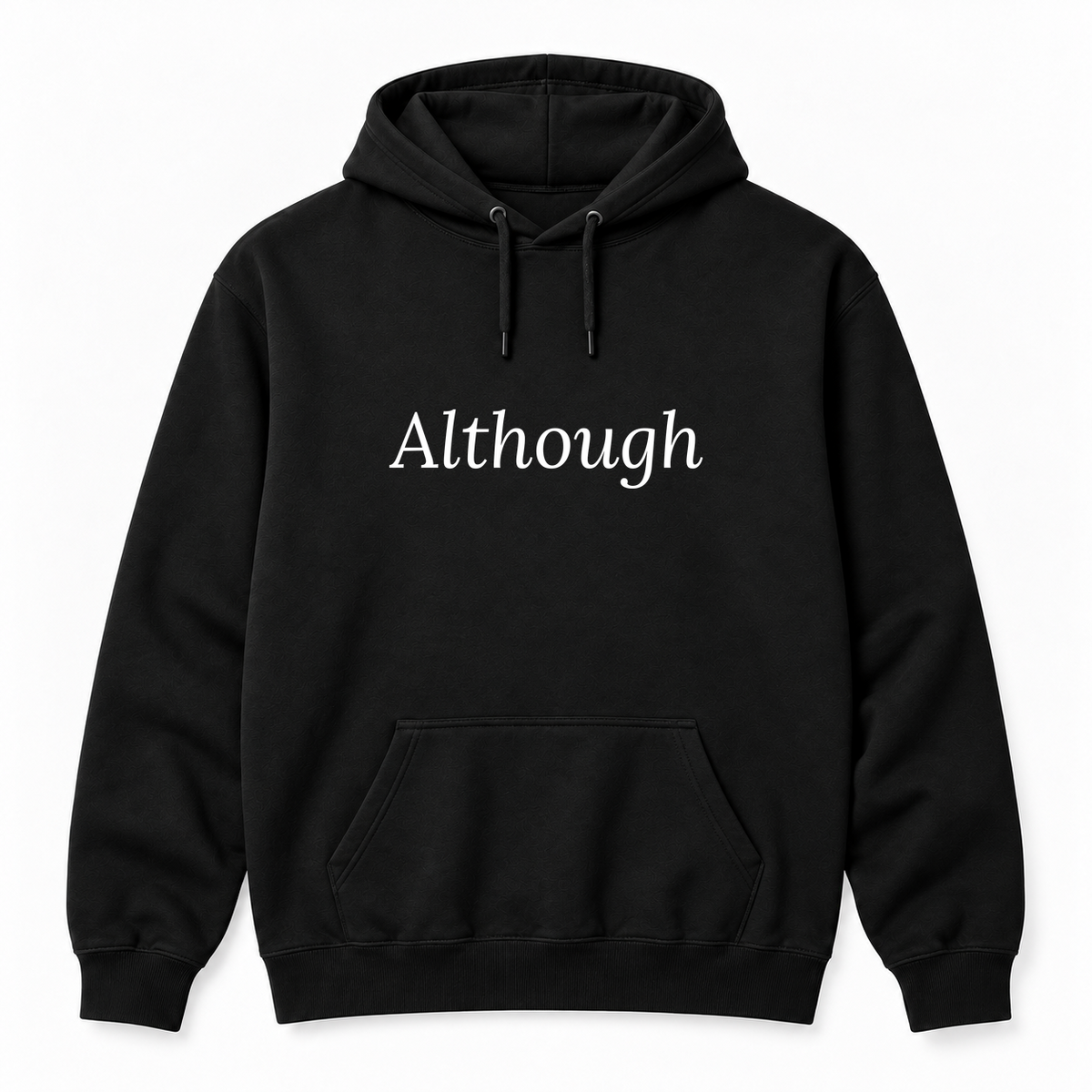 Although Hoodie in black