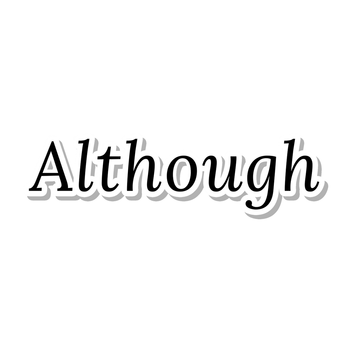 Although die-cut sticker