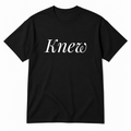 Knew T-Shirt in black