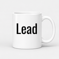 Lead Mug in white