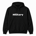 Military Hoodie in black