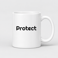 Protect Mug in white