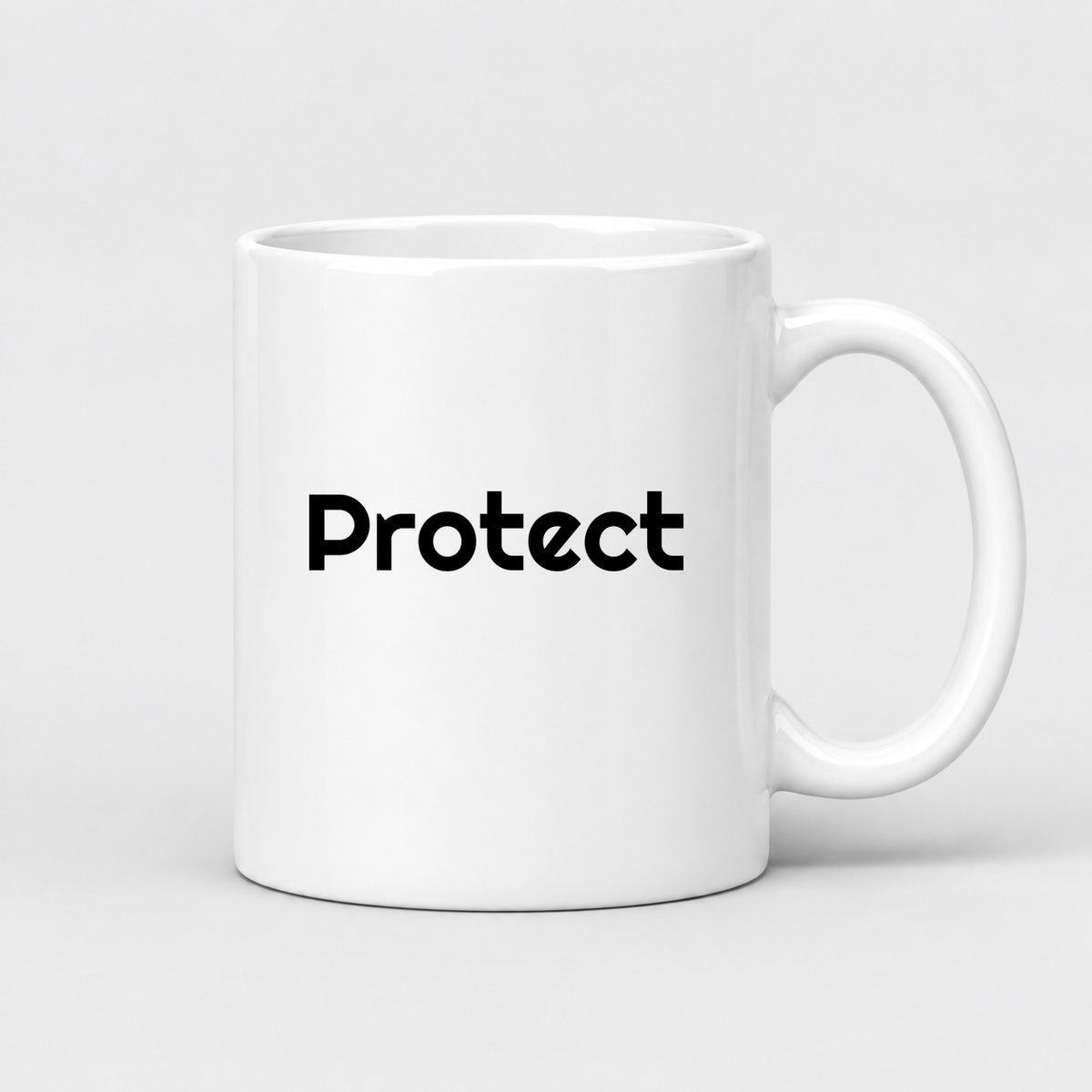 Protect Mug in white