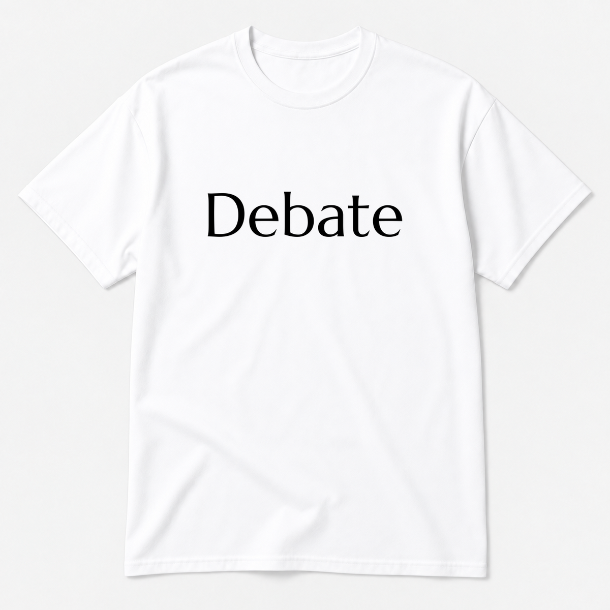 Debate T-Shirt in white