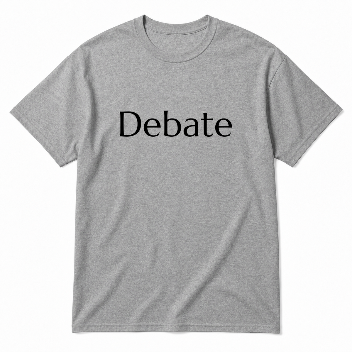 Debate T-Shirt in gray
