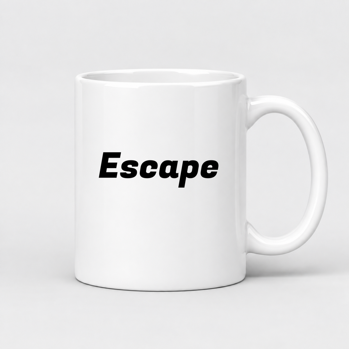 Escape Mug in white