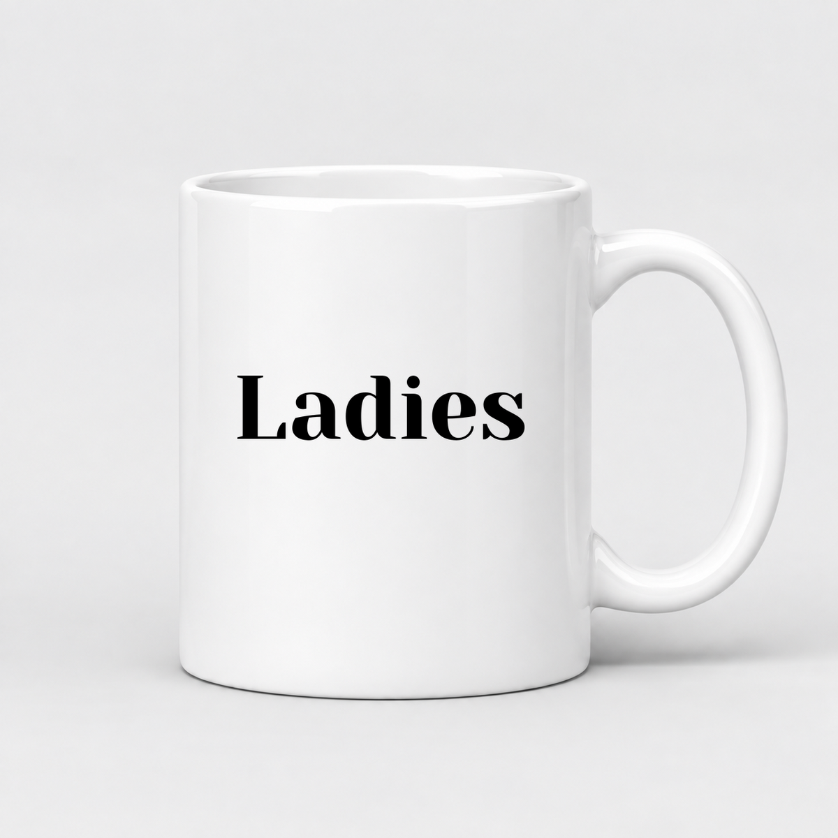 Ladies Mug in white