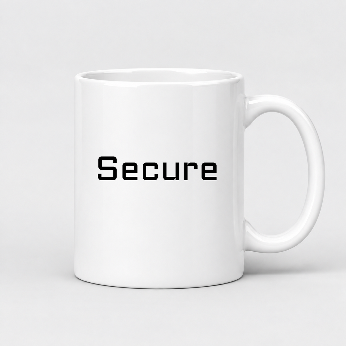 Secure Mug in white