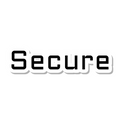 Secure die-cut sticker