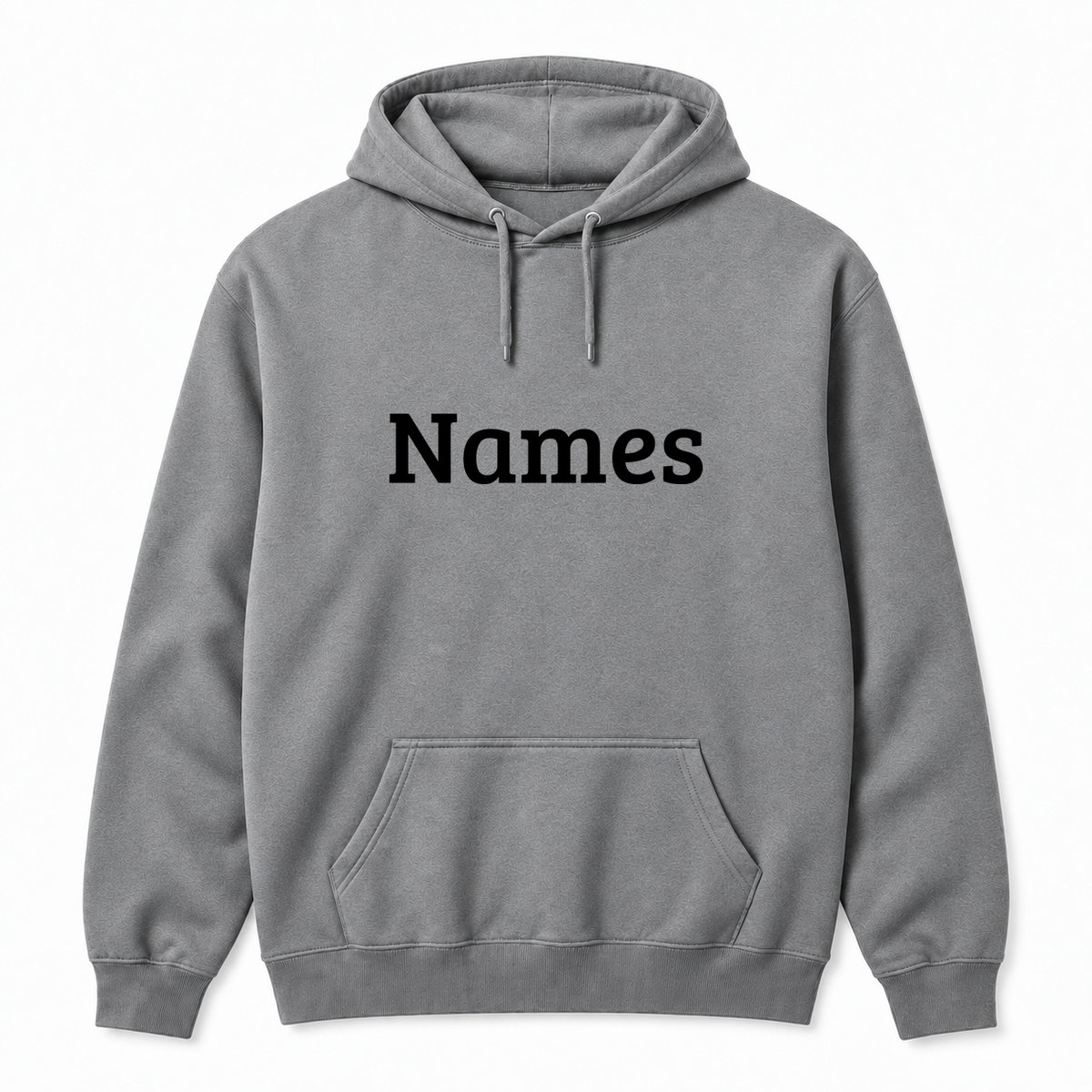 Names Hoodie in gray