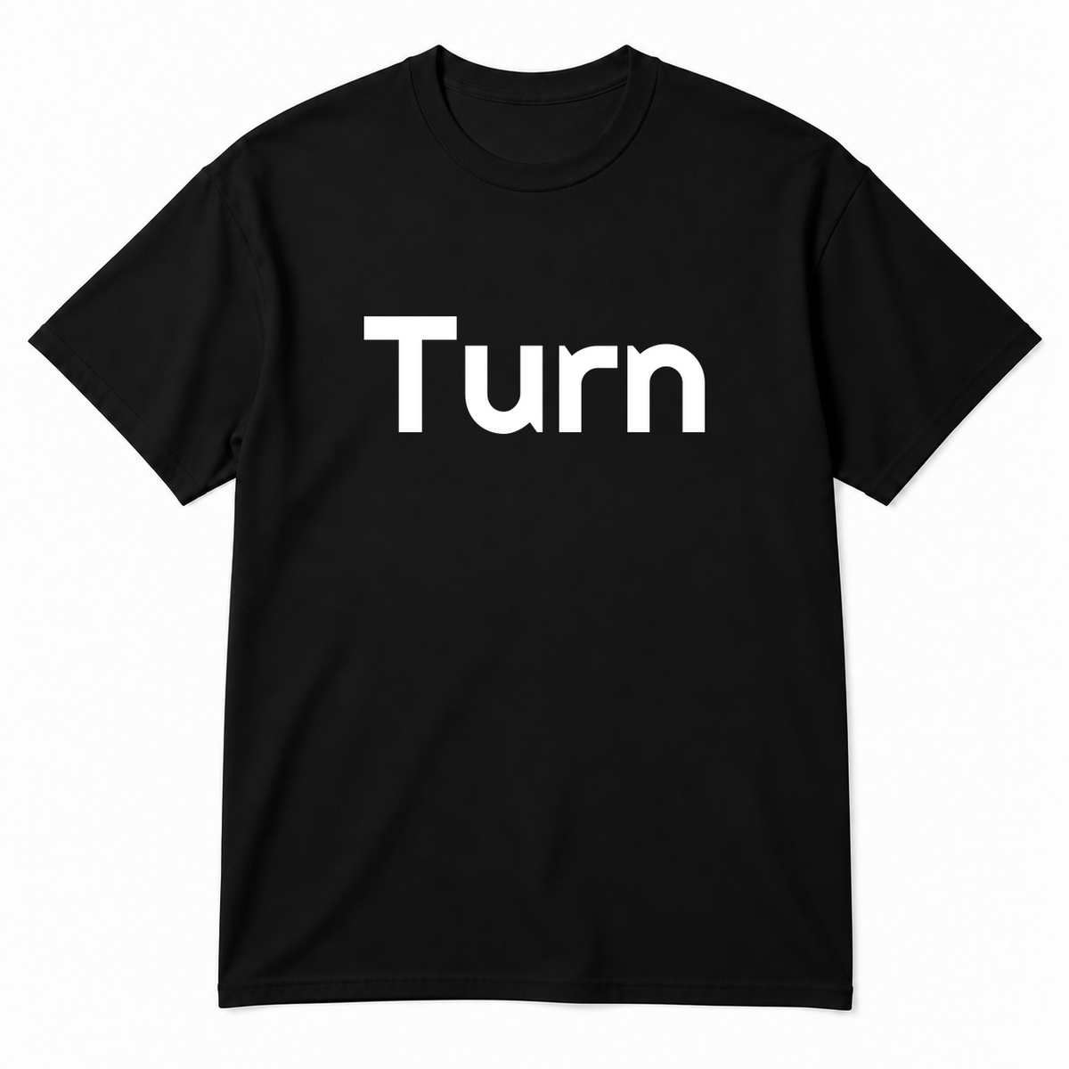 Turn T-Shirt in black