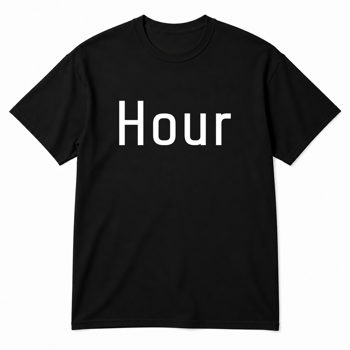 Hour T-Shirt in black