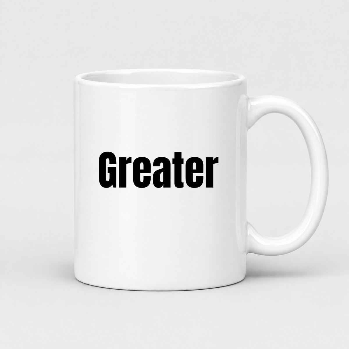 Greater Mug in white