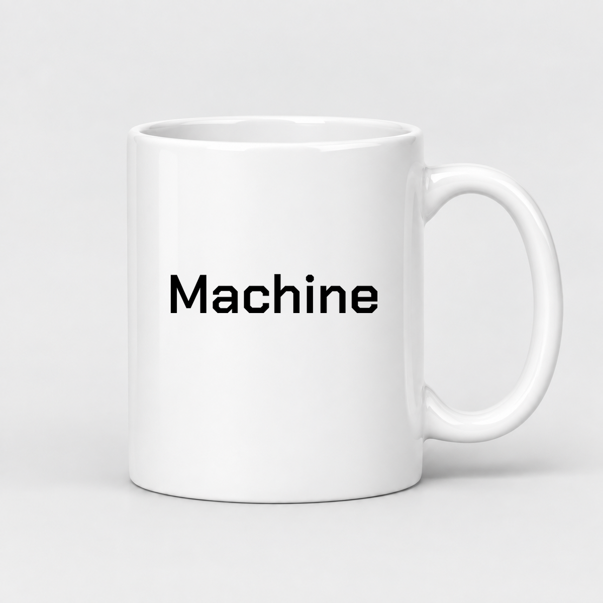 Machine Mug in white