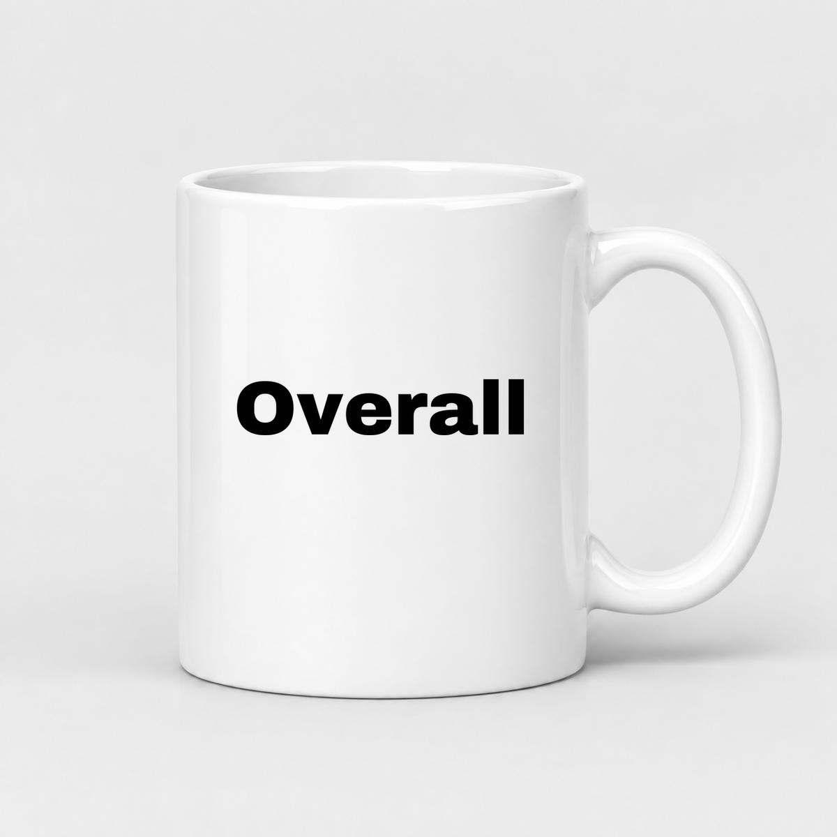 Overall Mug in white