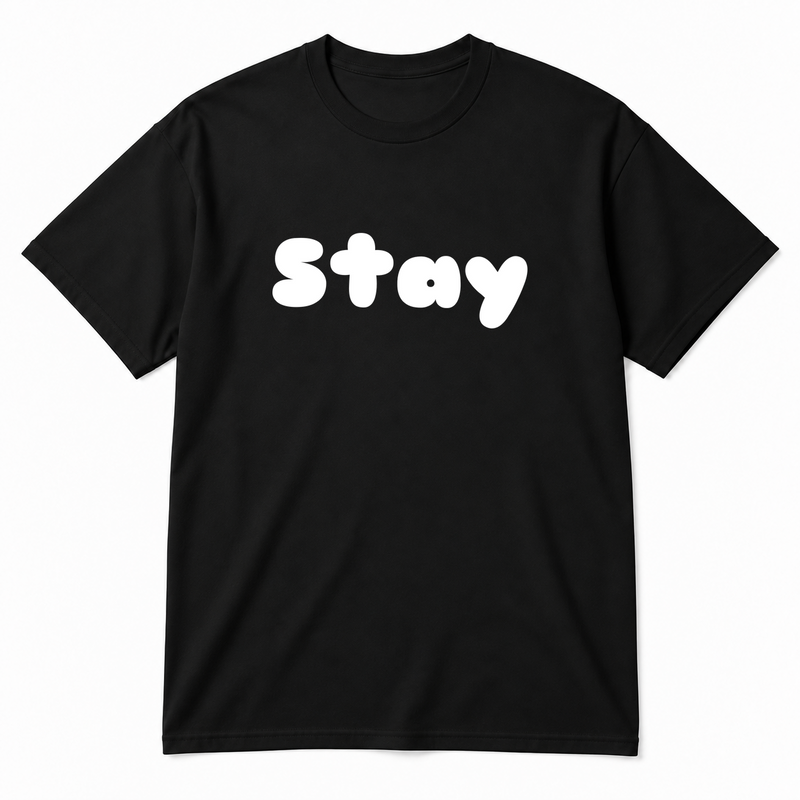 Stay T-Shirt in black