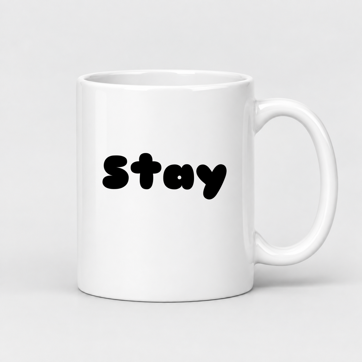 Stay Mug in white