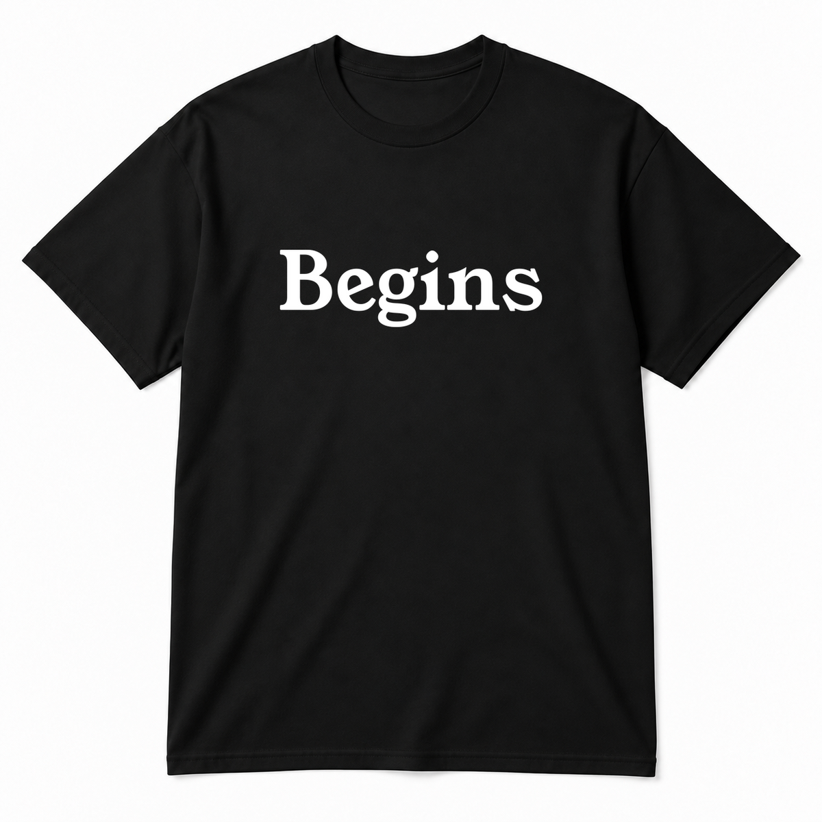 Begins T-Shirt in black