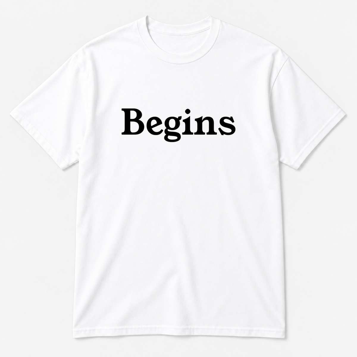Begins T-Shirt in white