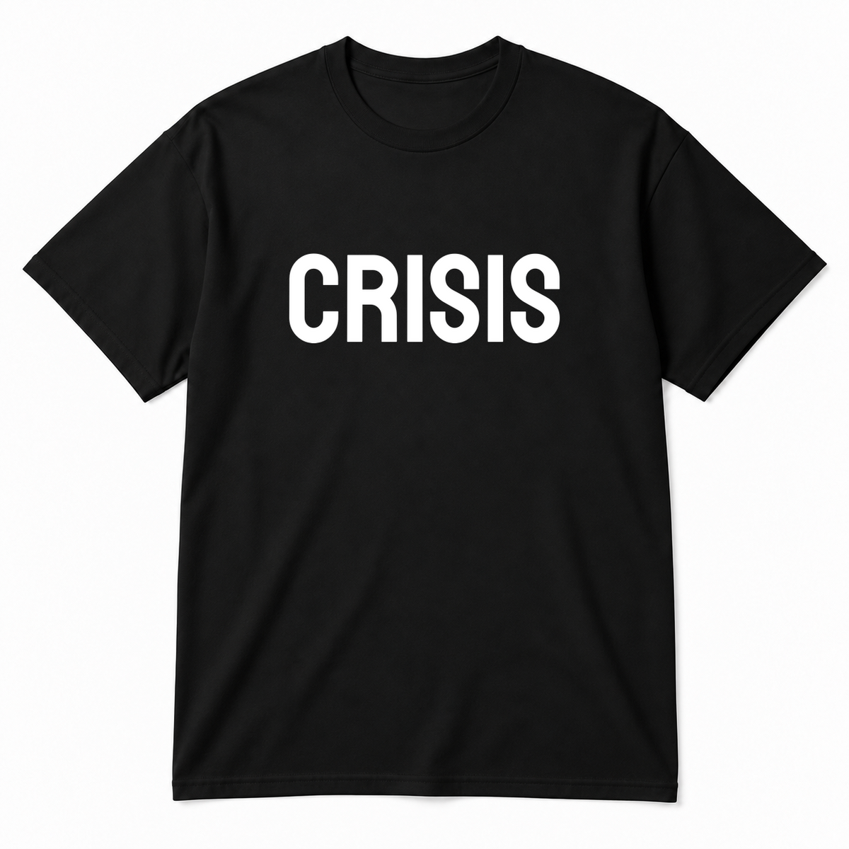 Crisis T-Shirt in black