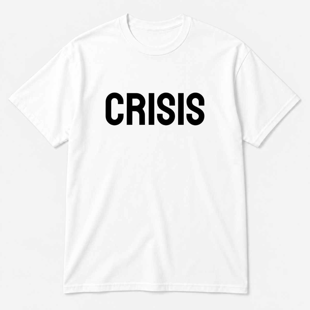 Crisis T-Shirt in white