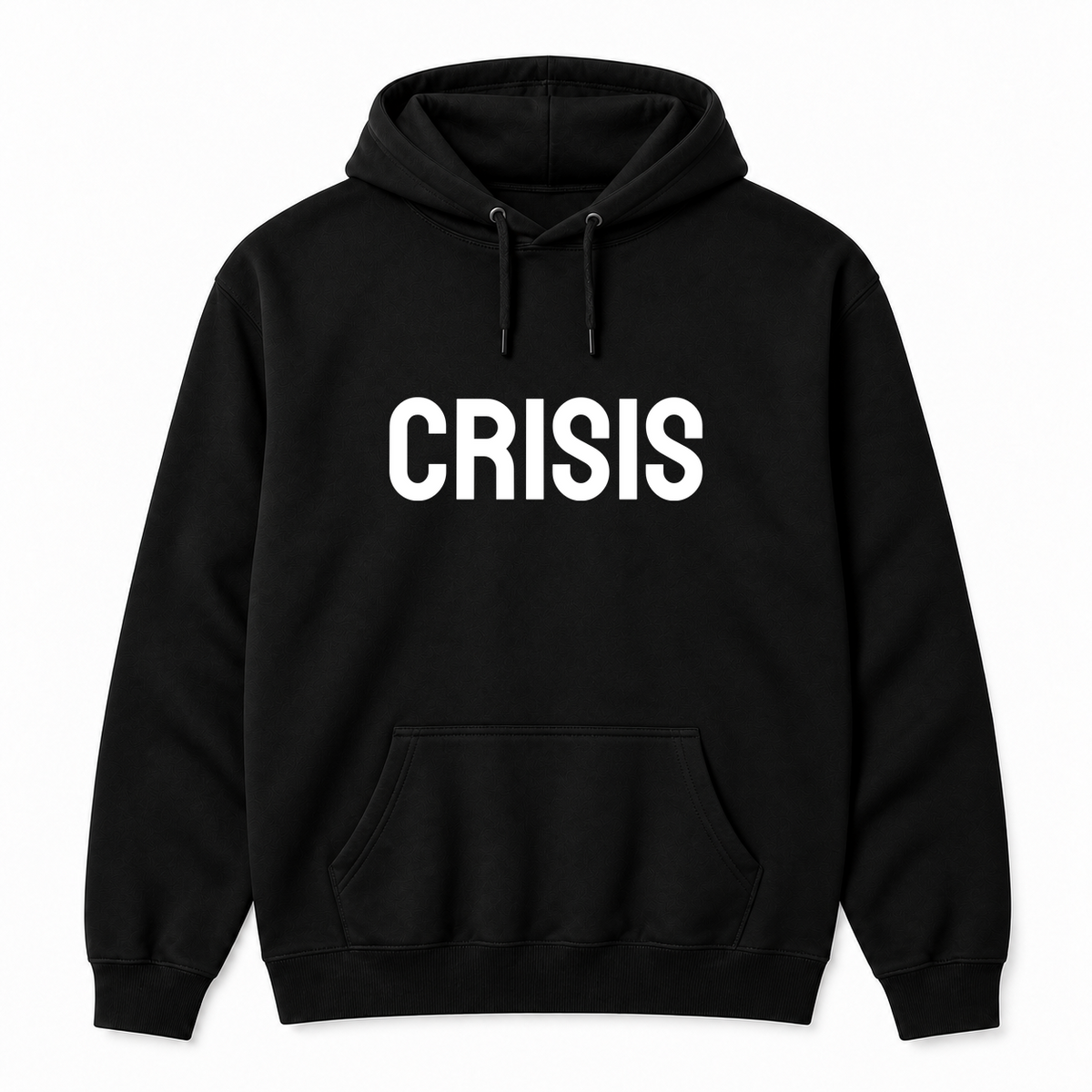 Crisis Hoodie in black