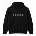 Editor Hoodie in black